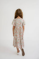 Olivia Girls Midi Dress in Spring Floral - Girls - Dresses