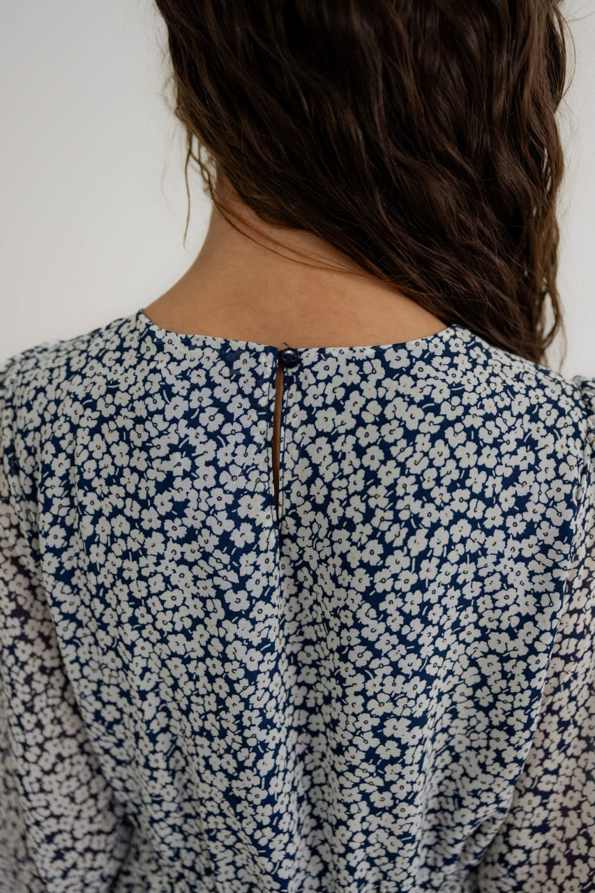 Cora Girls Floral Dress in Navy- FINAL SALE - Girls - Dresses