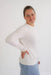 Claire Basic Ribbed Top in Cream - Claire Basic Ribbed Top in Cream - S - Salt and Honey