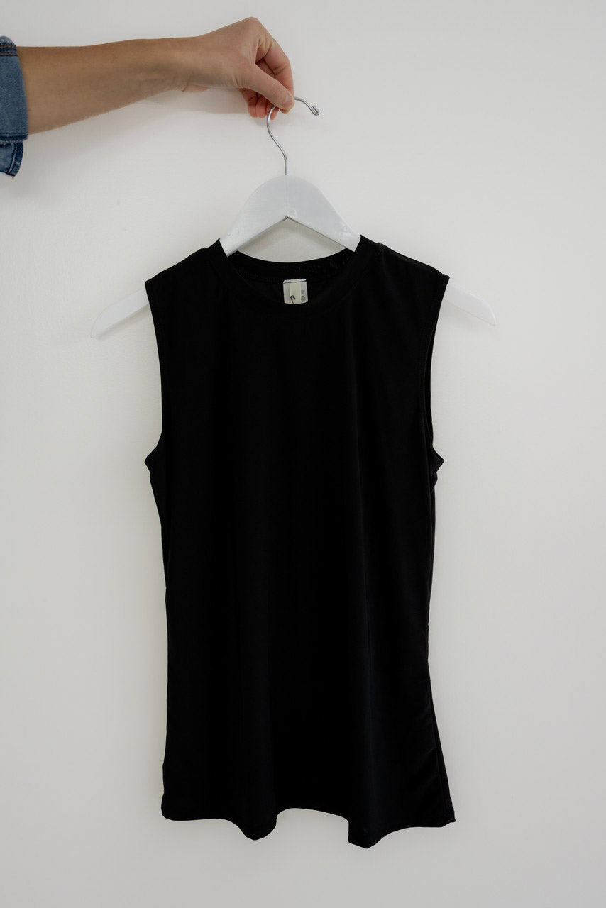 Essential Layering Tank in Black