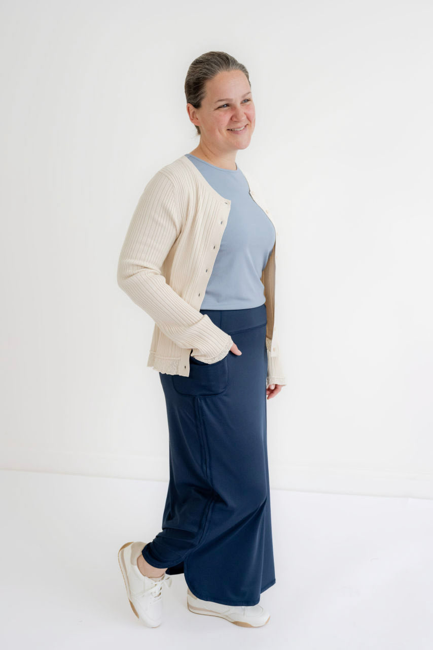 Vanessa Ribbed Button Sweater in Natural- FINAL SALE - Womens - Outerwear - Cardigans