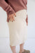 Remy Corduroy Skirt in Almond - Remy Corduroy Skirt in Almond - S - Salt and Honey