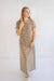 Ainsley Striped Maxi Dress in Chocolate Mocha - Ainsley Striped Maxi Dress in Chocolate Mocha - S - Salt and Honey