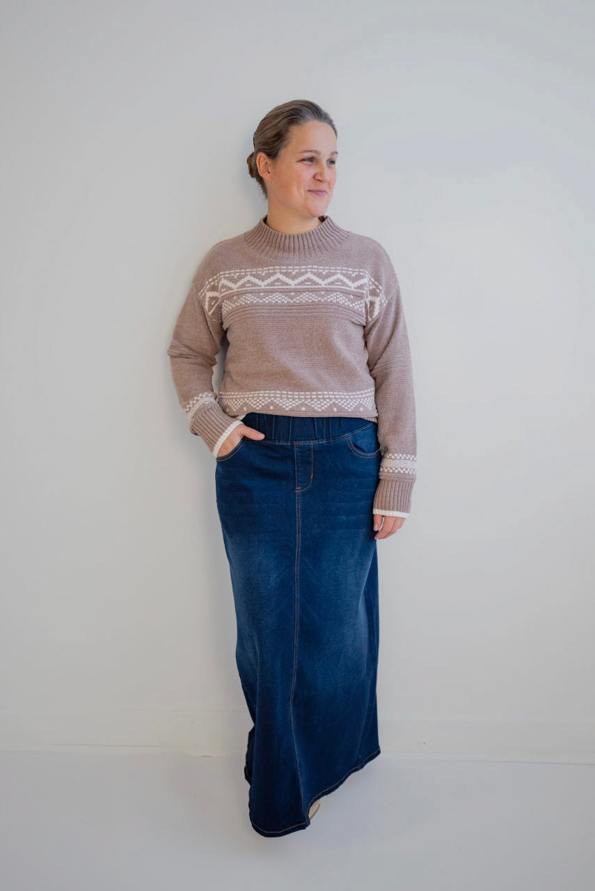 Ember Nordic Sweater in Mocha