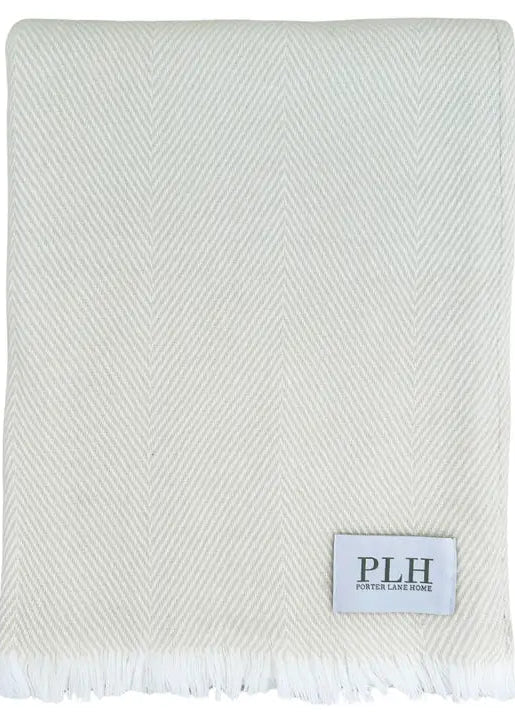 Herringbone Throw Blanket