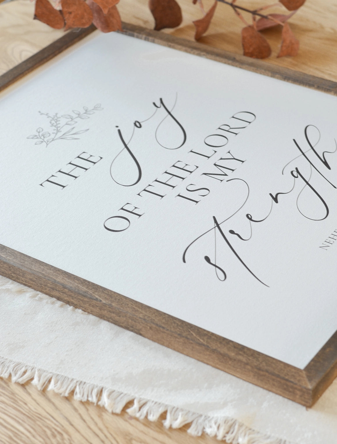 The Joy of the Lord Framed Art - The Joy of the Lord Framed Art - Default Title - Salt and Honey