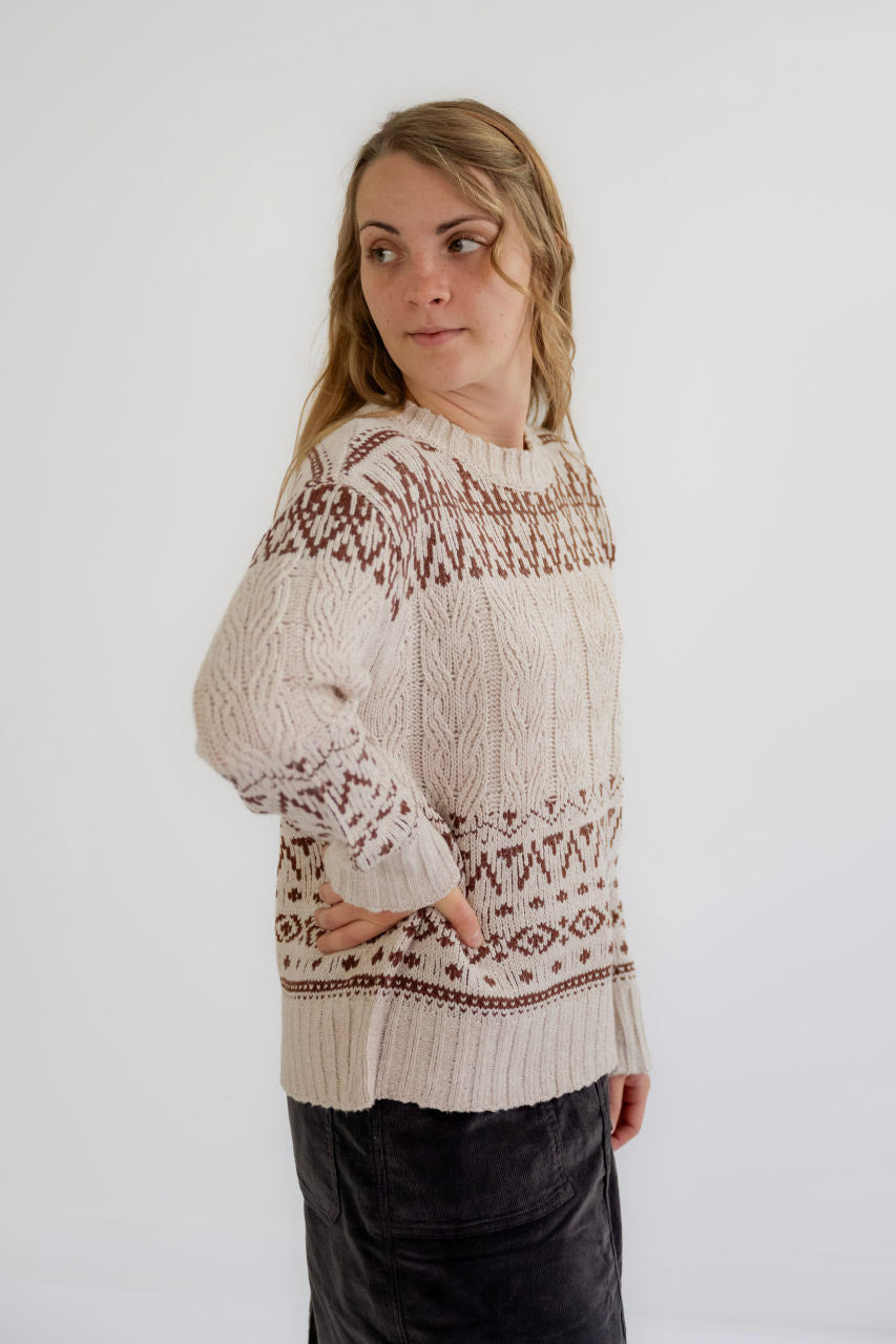 Marlowe Knit Sweater in Gingerbread - Marlowe Knit Sweater in Gingerbread - S - Salt and Honey