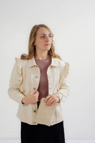 Sweater Textured Wristlet Purse - Sweater Textured Wristlet Purse - Default Title - Salt and Honey