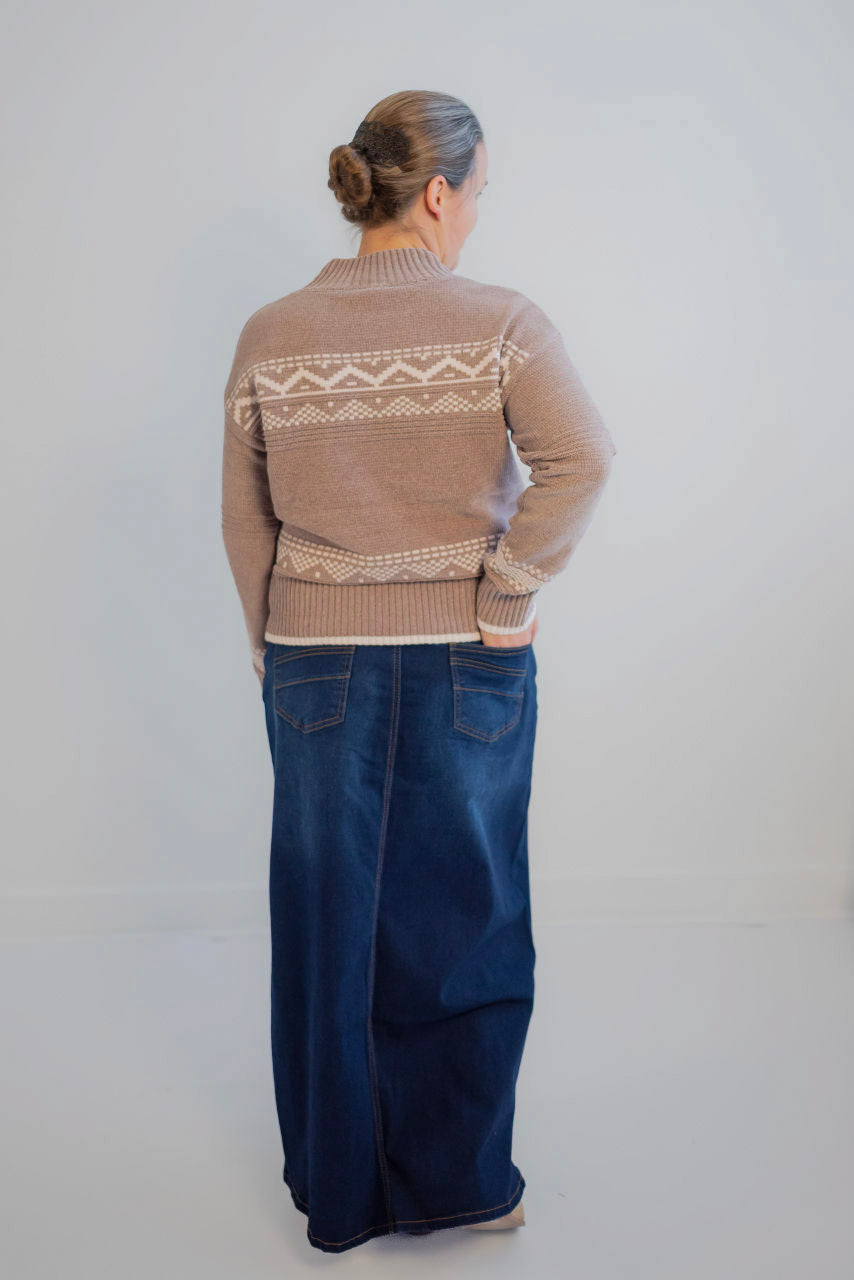 Ember Nordic Sweater in Mocha