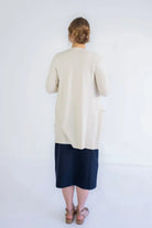 Blythe Midi Denim Skirt in Classic Navy - Blythe Midi Denim Skirt in Classic Navy - XS - Salt and Honey