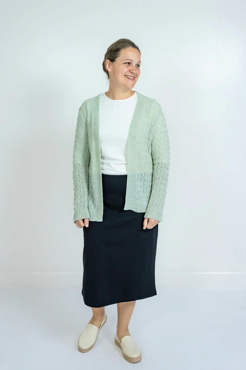 Quinn Knit Midi Skirt in Black - Quinn Knit Midi Skirt in Black - XS - Salt and Honey