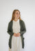 Kacie Open Front Cardigan in Spruce - Kacie Open Front Cardigan in Spruce - S - Salt and Honey