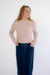 Zaria Ribbed Top in Pink Melange - Zaria Ribbed Top in Pink Melange - S - Salt and Honey