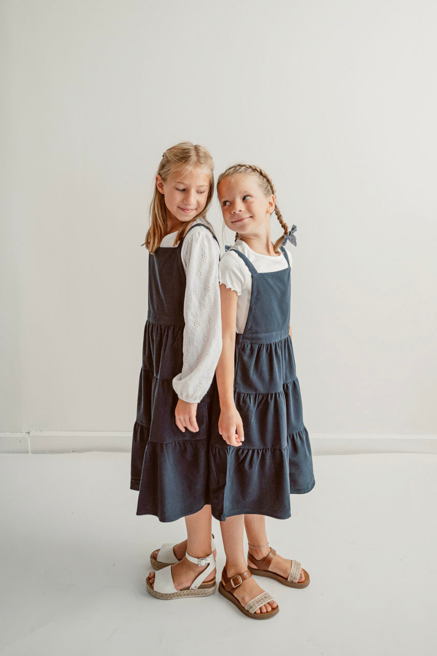 Melody Jumper Dress in Navy