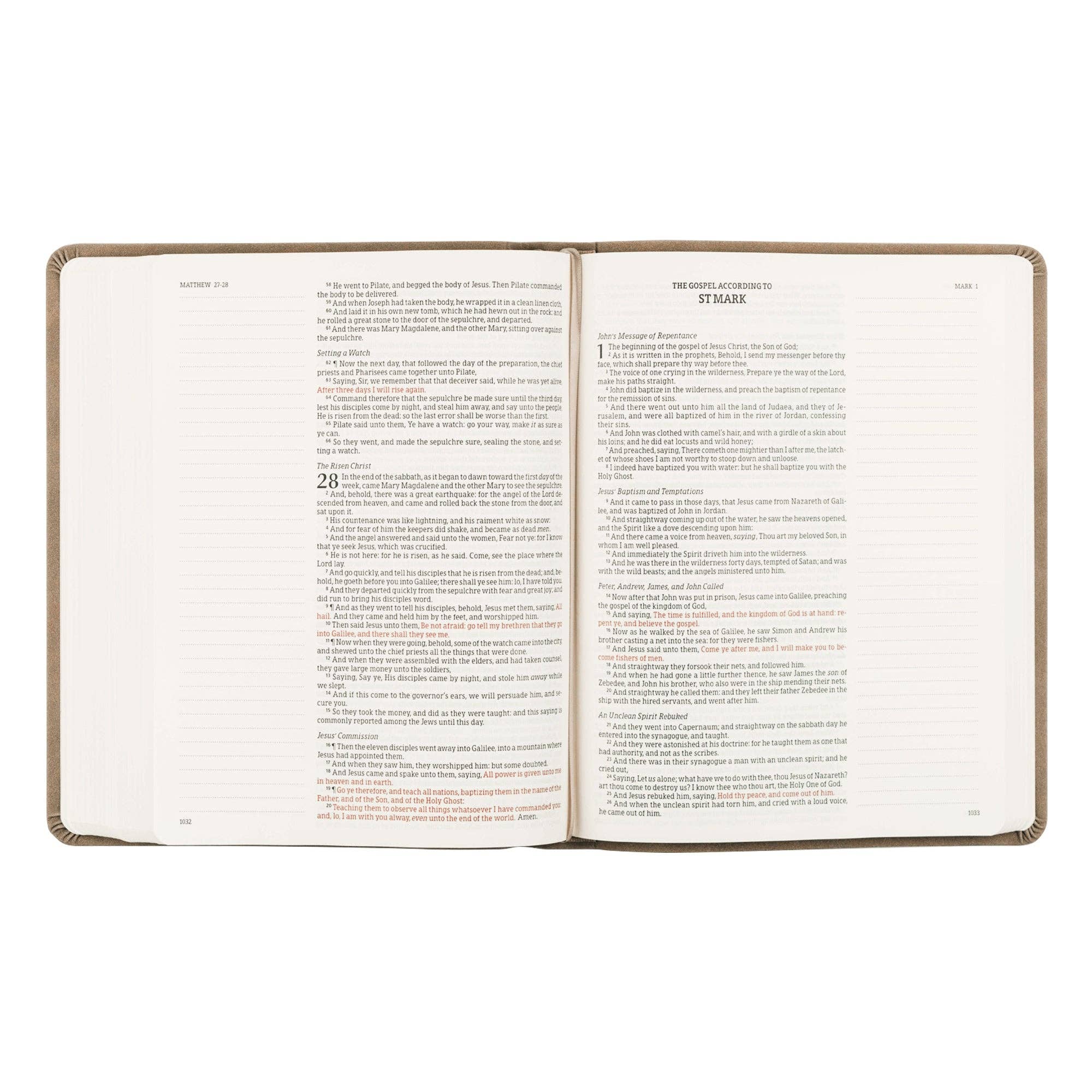 KJV Large Print Notetaking Bible