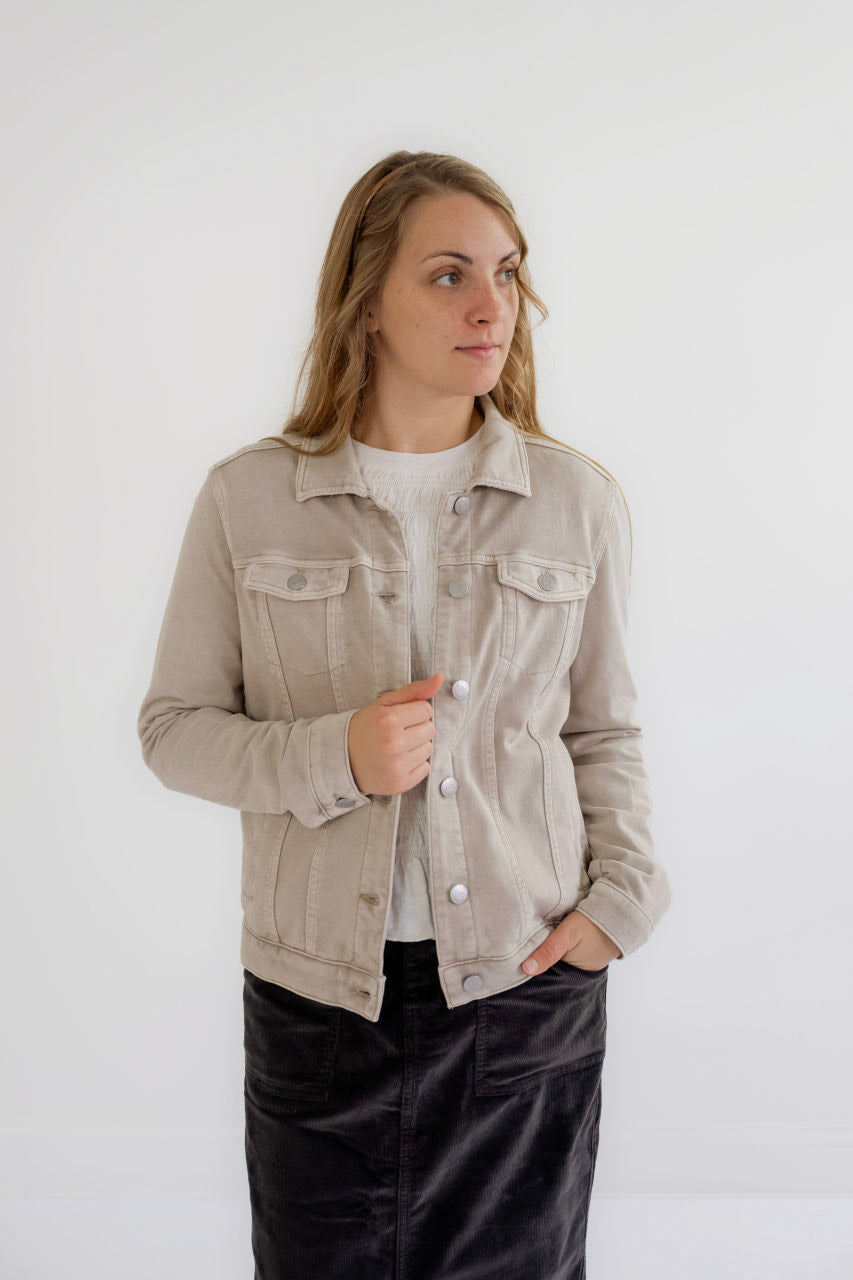 Monroe Jacket in Stone - Monroe Jacket in Stone - S - Salt and Honey