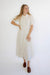 Saylor Smocked Midi Dress in Vanilla - FINAL SALE - Saylor Smocked Midi Dress in Vanilla - FINAL SALE - S - Salt and Honey