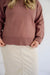 Miranda Knit Sweatshirt in Red Bean - Miranda Knit Sweatshirt in Red Bean - S - Salt and Honey