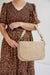 Faux Suede Purse in Cream - Faux Suede Purse in Cream - Default Title - Salt and Honey