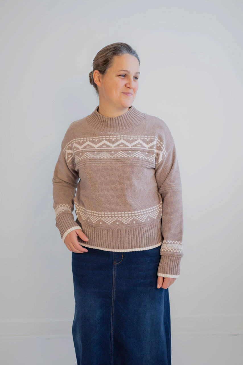 Ember Nordic Sweater in Mocha