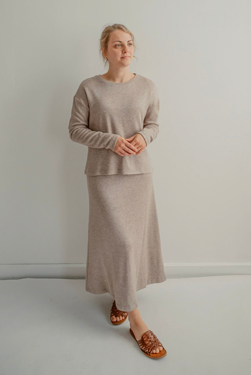 Emory Knit Sweater in Cocoa