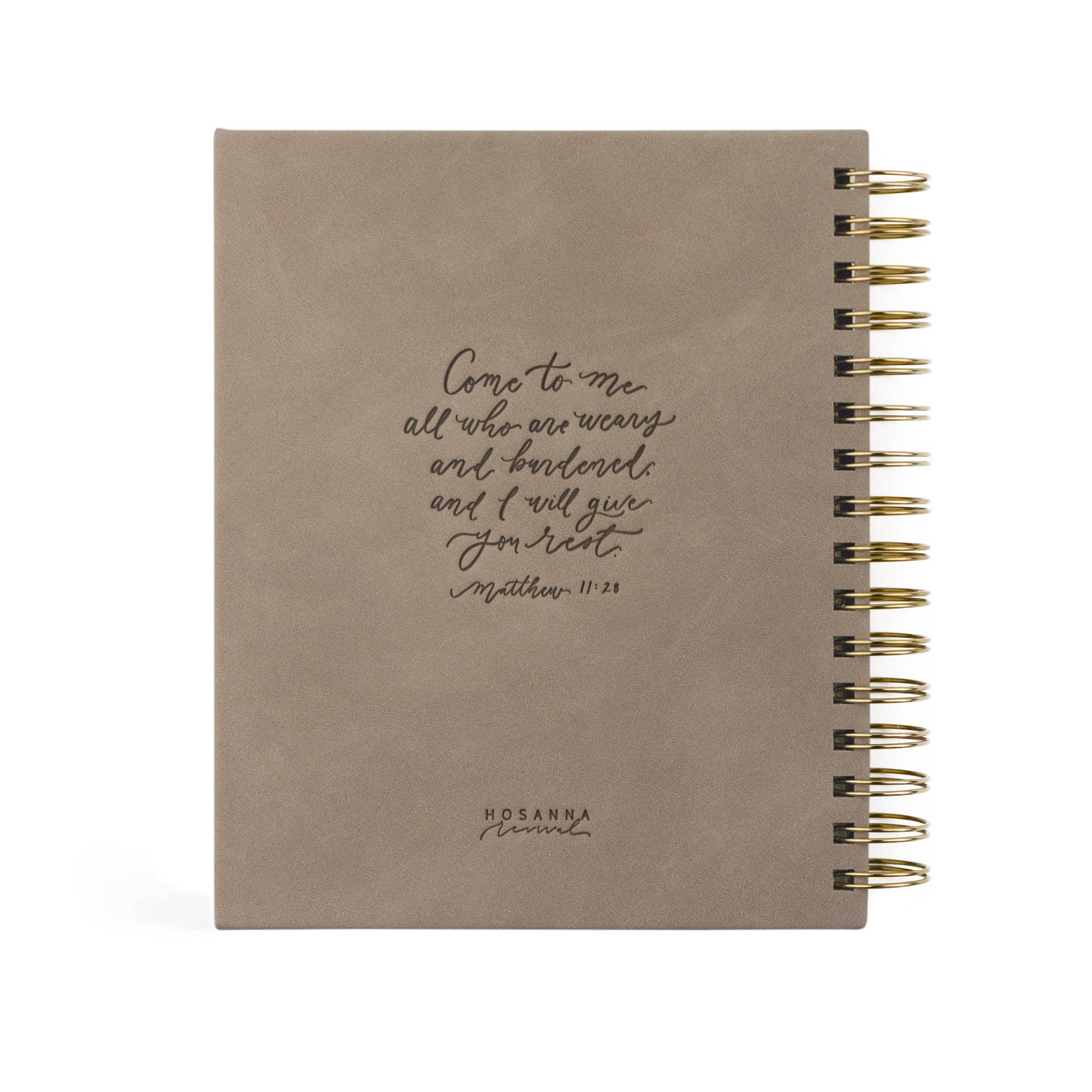 12-Month Undated Spiral Planner