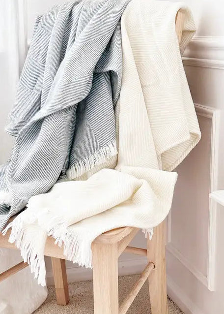 Herringbone Throw Blanket