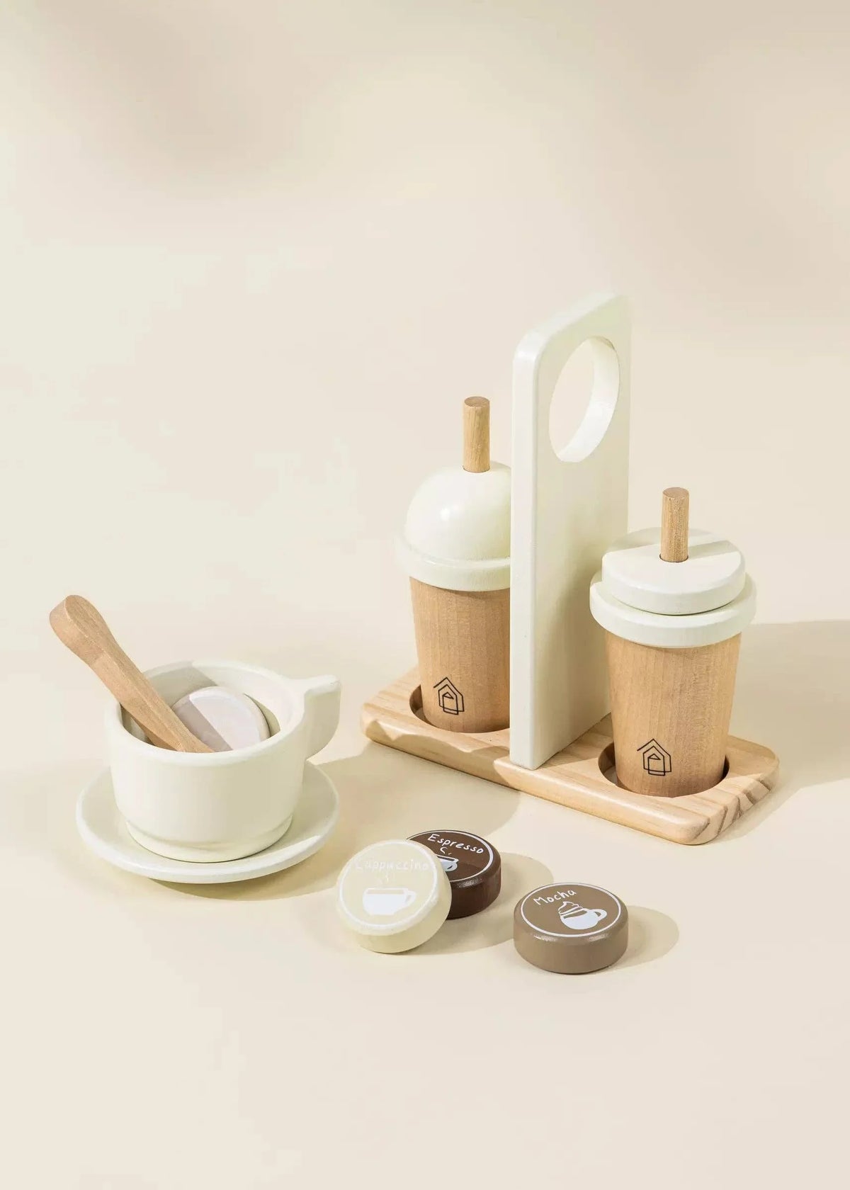 Wooden Coffee Maker Set - Wooden Coffee Maker Set - Default Title - Salt and Honey