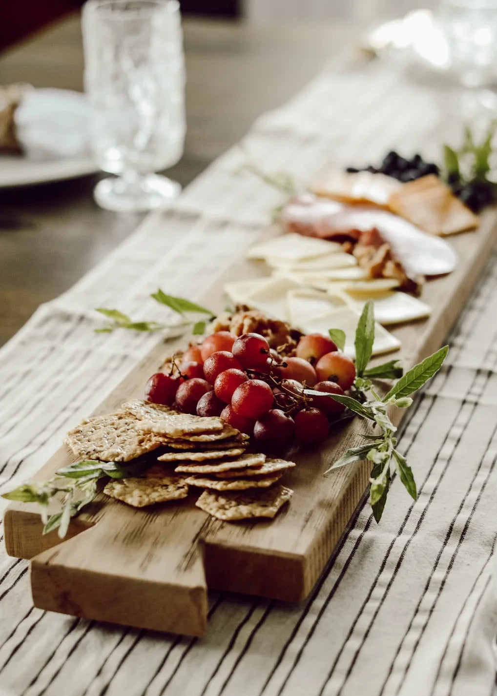 Long Wood Bread Board Charcuterie - Long Wood Bread Board Charcuterie - Default Title - Salt and Honey