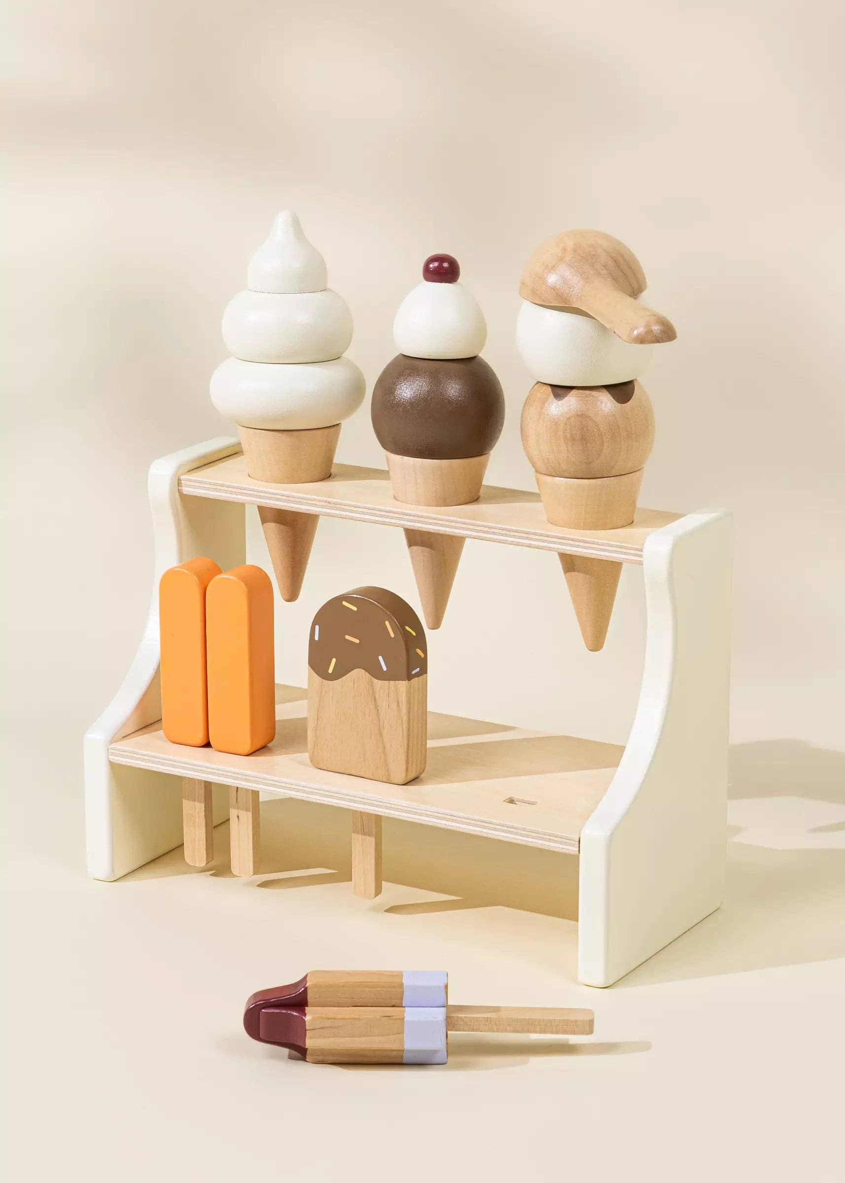 Wooden Ice Cream Stand