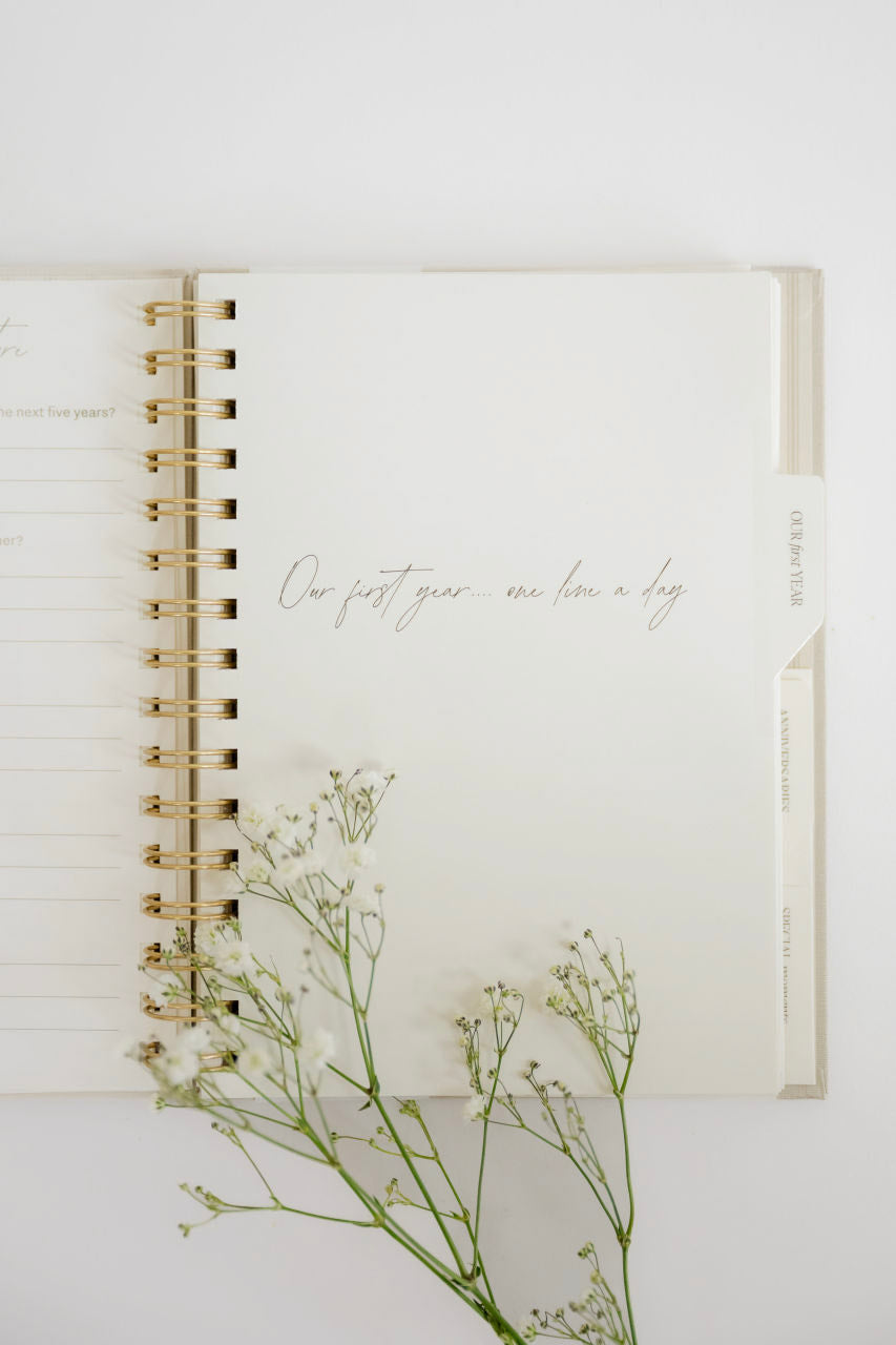 Newlywed One Line A Day Prompted Journal