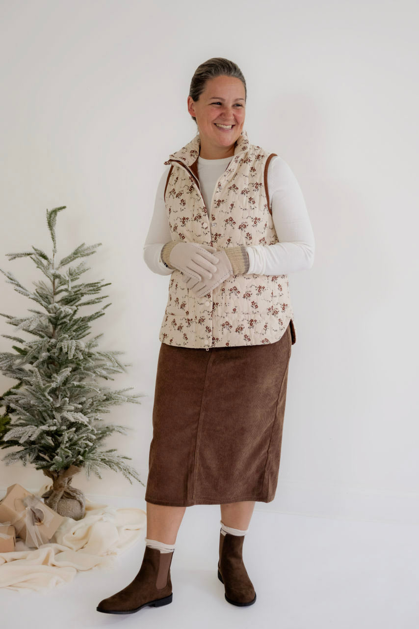 Windproof Wool Gloves in Khaki - Windproof Wool Gloves in Khaki - Default Title - Salt and Honey