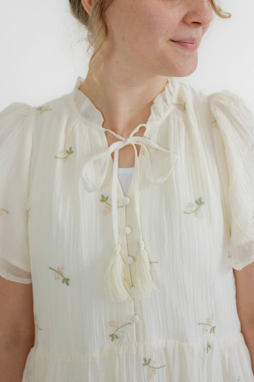 Reversible Layering Tank in Ivory