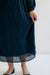 Esme Pleated Dress in Deep Teal - Esme Pleated Dress in Deep Teal - S - Salt and Honey