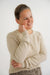 Maverick Scalloped Sweater in Oat - Maverick Scalloped Sweater in Oat - S - Salt and Honey
