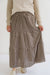 Terra Gingham Skirt in Chestnut - Terra Gingham Skirt in Chestnut - S - Salt and Honey