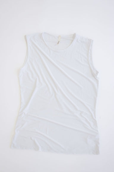 Essential Layering Tank in White - Essential Layering Tank in White - S - Salt and Honey