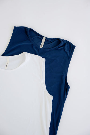 Essential Layering Tank in White - Essential Layering Tank in White - S - Salt and Honey