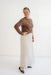 Etta Pleated Maxi Skirt in Soy - Etta Pleated Maxi Skirt in Soy - S - Salt and Honey