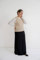 Clarise Knit Maxi Skirt in Black - Womens - Bottoms - Skirts