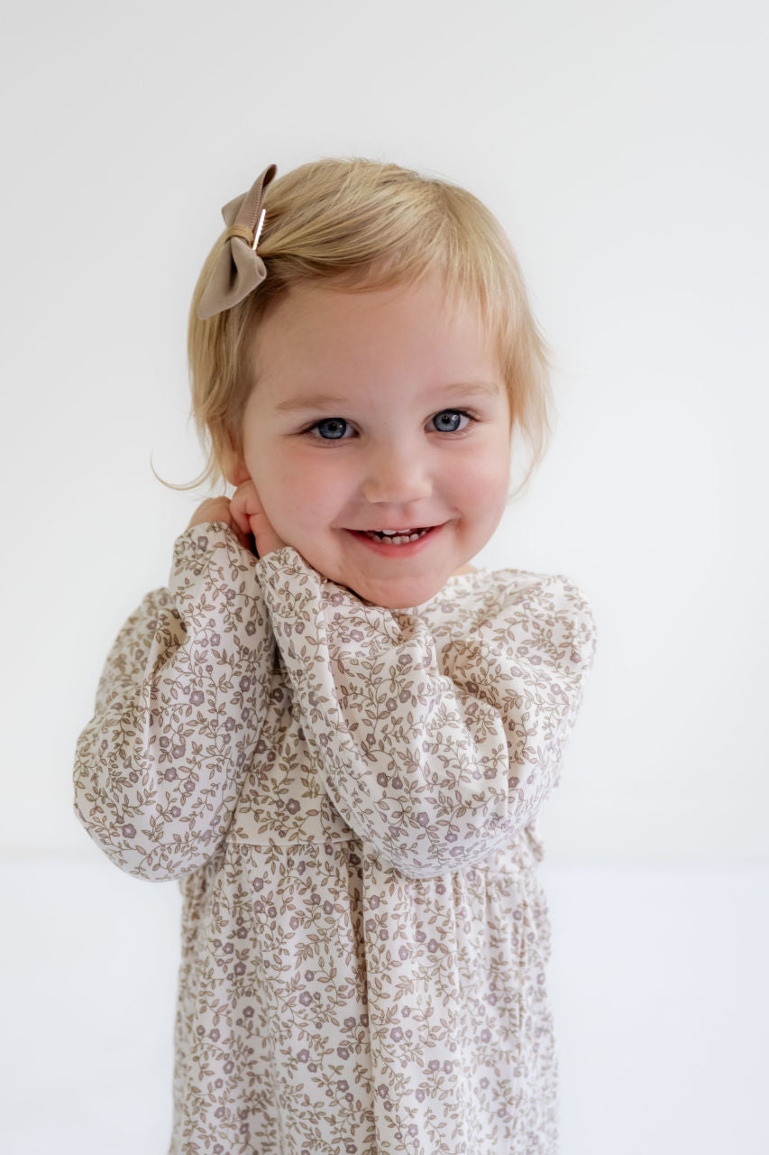 Sofia Girls Long Sleeve Tiered Dress - Sofia Girls Long Sleeve Tiered Dress - 6-12 months - Salt and Honey
