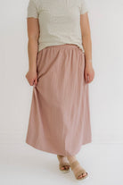 Maya Midi Skirt in Rose - Womens - Bottoms - Skirt