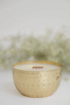 Cashmere Vanilla & Warm Amber Brass 14 oz Candle - Home - Decor - Candles