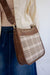 Plaid Crossbody Purse in Beige - Plaid Crossbody Purse in Beige - Default Title - Salt and Honey
