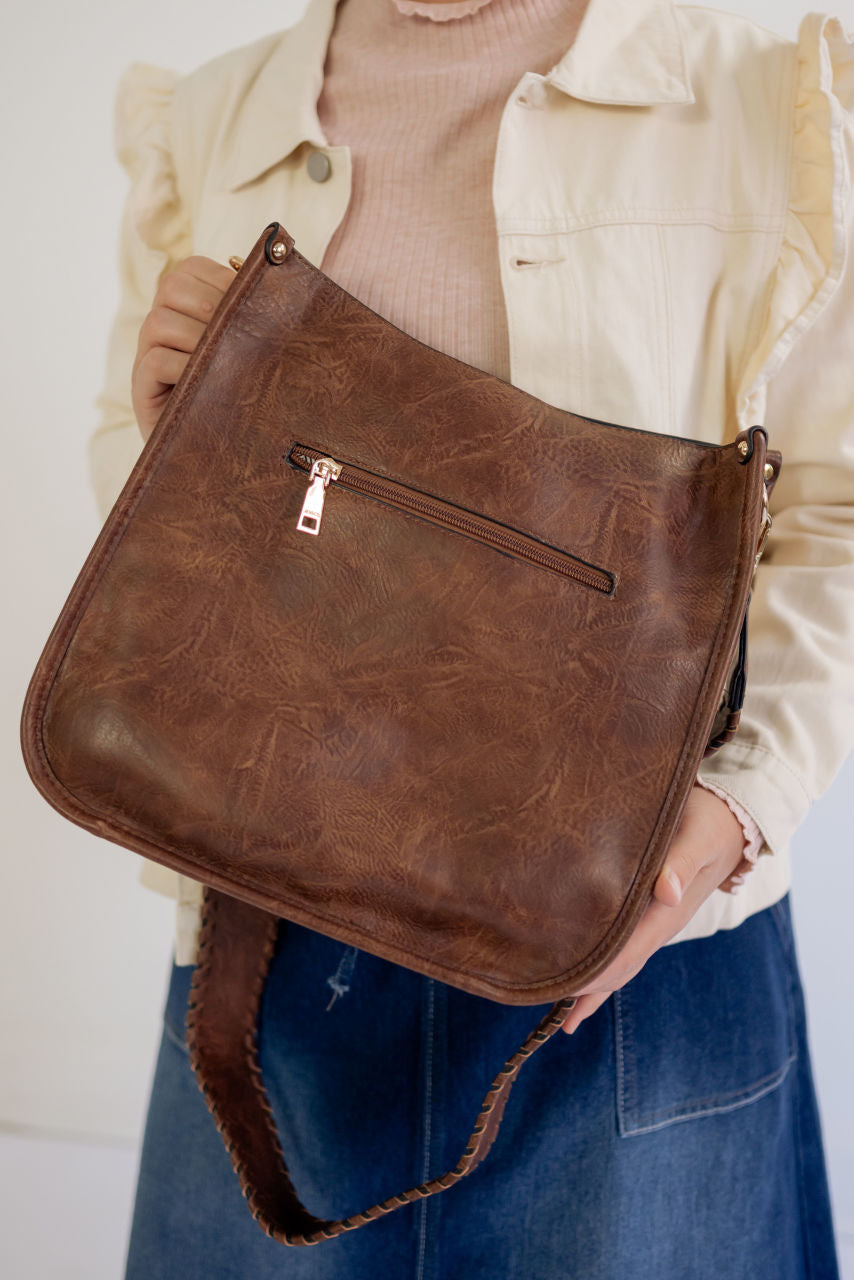 Plaid Crossbody Purse in Beige - Plaid Crossbody Purse in Beige - Default Title - Salt and Honey