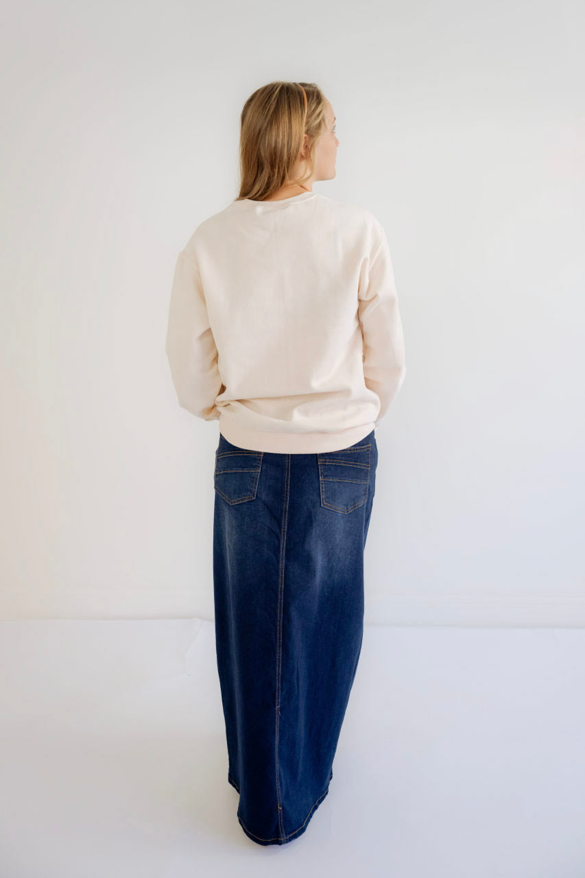 Embroidered Salt & Honey Sweatshirt - Embroidered Salt & Honey Sweatshirt - S - Salt and Honey