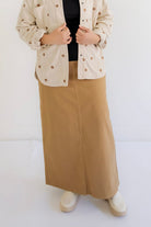 Emma Maxi Skirt in Khaki- FINAL SALE - Womens - Bottoms - Skirts