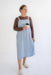 Kinsley Midi Chambray Overall Dress - Kinsley Midi Chambray Overall Dress - S - Salt and Honey