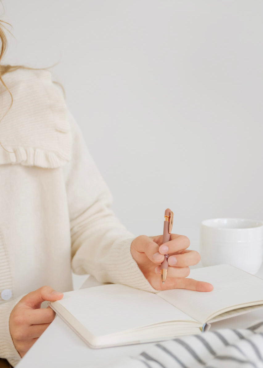 Gold Leaves Notes Journal