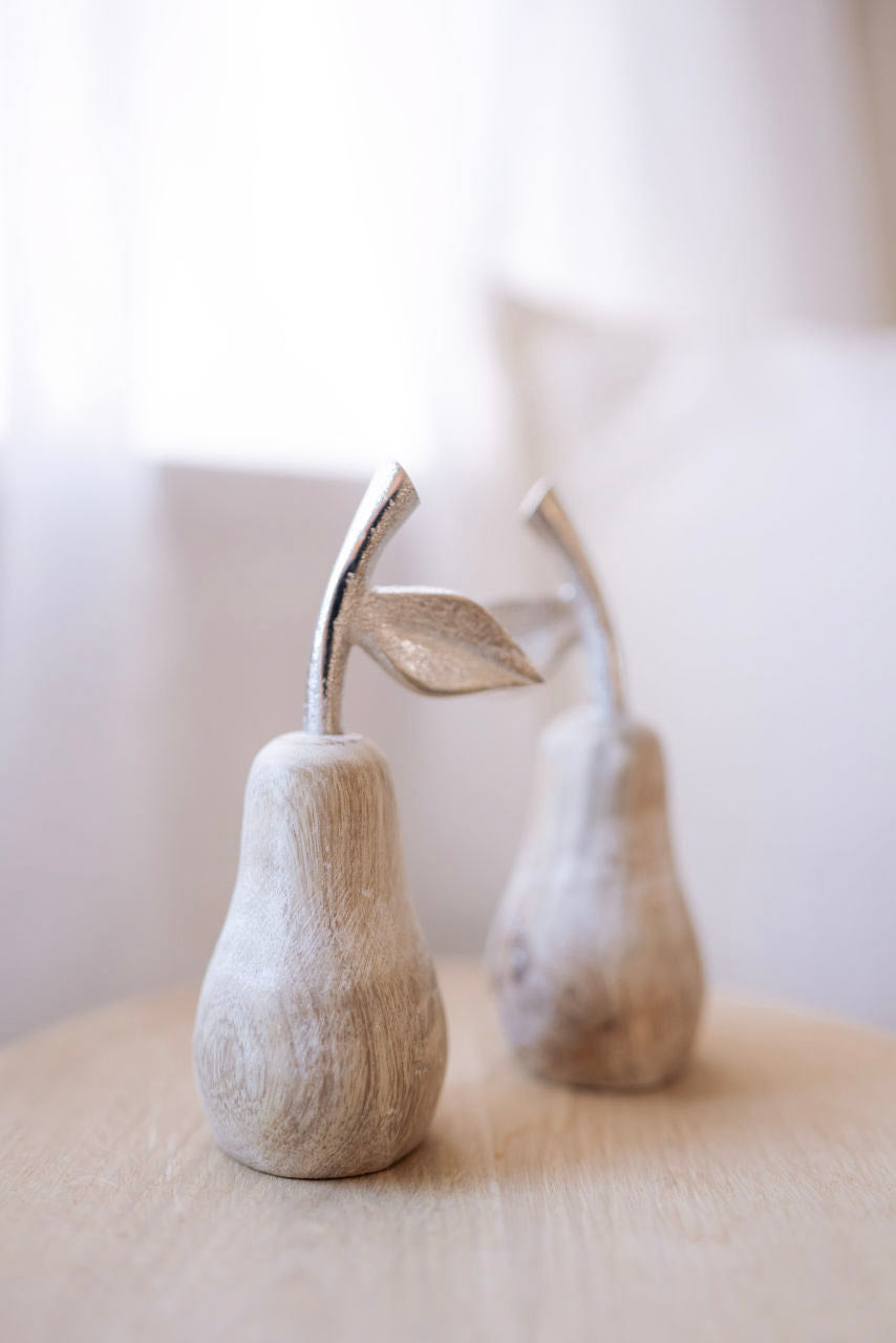 Wood Shaped Pear - Home - Decor